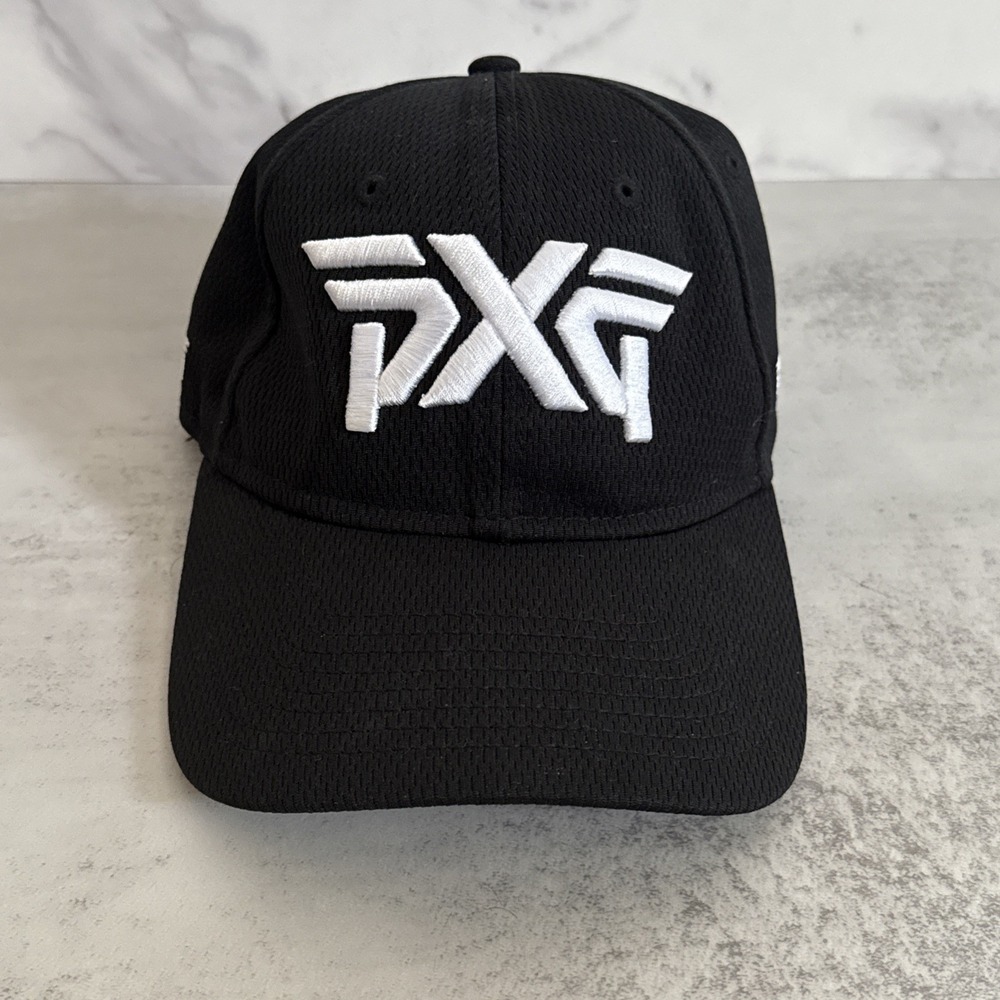 PXG New Era Golf Cap Black Adjustable Strapback Hat